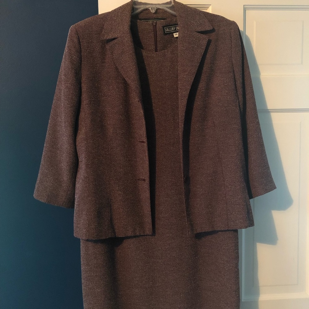 Gallery Coture Suit Dress, jacket, pants